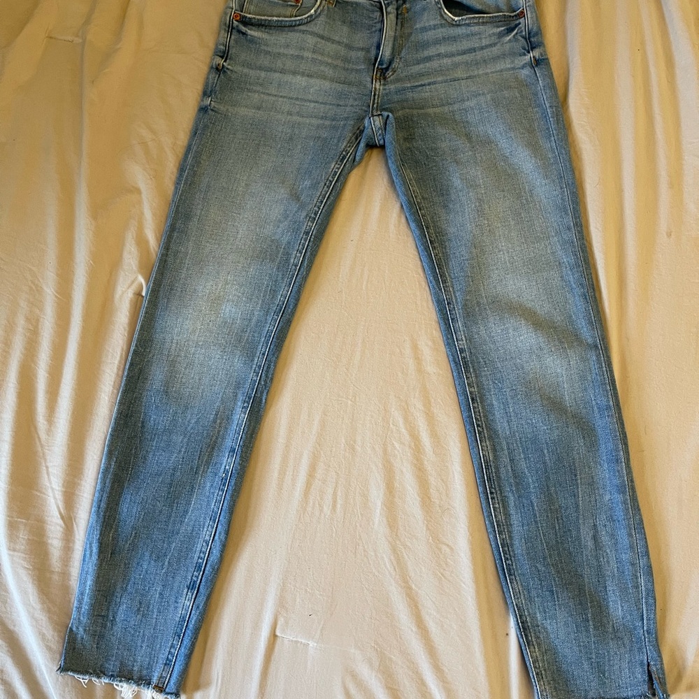 Zara Light Blue Denim Jeans